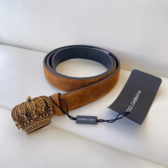 dolce gabbana crown belt
